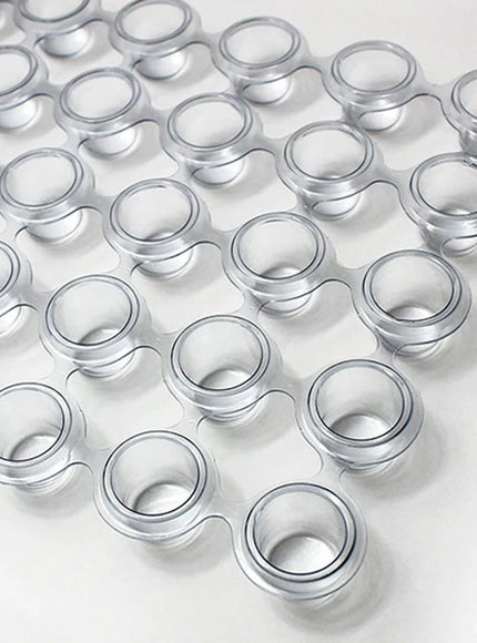 EZ Ink Caps im Tray – 12 mm | 600 Stück für professionelle Tattoo-Artists