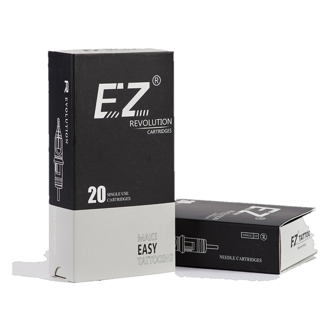 EZ Revolution Professionelle Tattoo Cartridge Liner/ 0.20mm/0.25mm/0.30mm -Pure Round Tip freigestellt