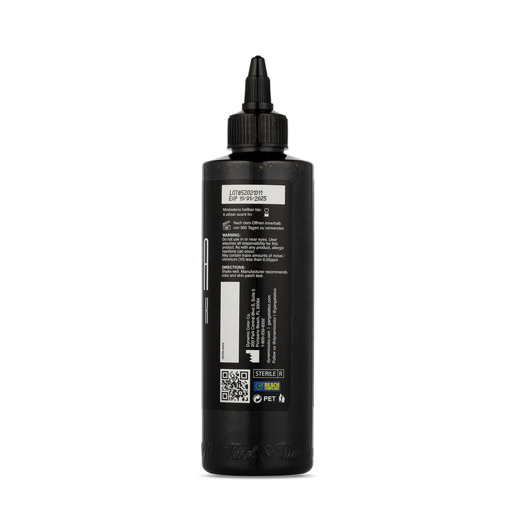 Dynamic Ganga Black Tattoo Ink – 8 oz (237 ml) – Kollaboration mit Joaquin Ganga, REACH-konform