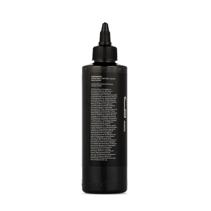 Dynamic Ganga Black Tattoo Ink – 8 oz (237 ml) – Kollaboration mit Joaquin Ganga, REACH-konform