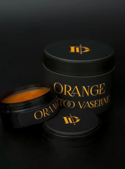 Orange Tattoo Vaseline für Tattoo Pflege