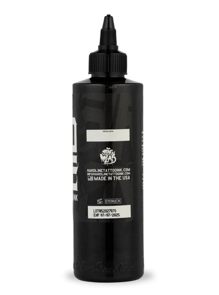 HardLine Black Tattoo Ink – 8 oz (237 ml) – Professionelle Tattoo–Farbe