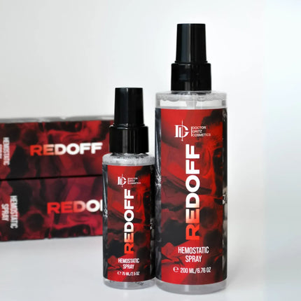 RedOFF Tattoo Finishing Spray für saubere Heilung im Studio