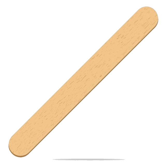 Holzspatel Einweg – 100 Stück | Für Tattoo, PMU &amp; Kosmetik freigestellt