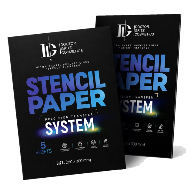 Dr.Gritz Stencil Paper - Thermal Transfer Paper for Tattoo freigestellt