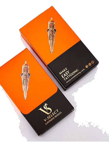 EZ V-System professionelle Cartridge Shader Long Taper 0,30-0,35mm freigestellt