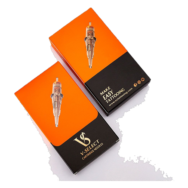 EZ V-System professionelle Cartridge Shader Long Taper 0,30-0,35mm freigestellt