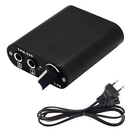Tattoo Netzteil Mini – Kompaktes Power Supply 0–18V freigestellt