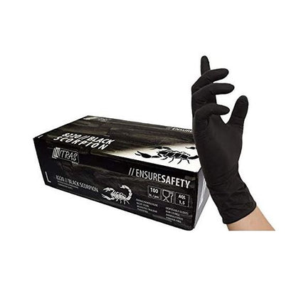NITRAS Black Scorpion Latexhandschuhe – Tattoo Hygiene