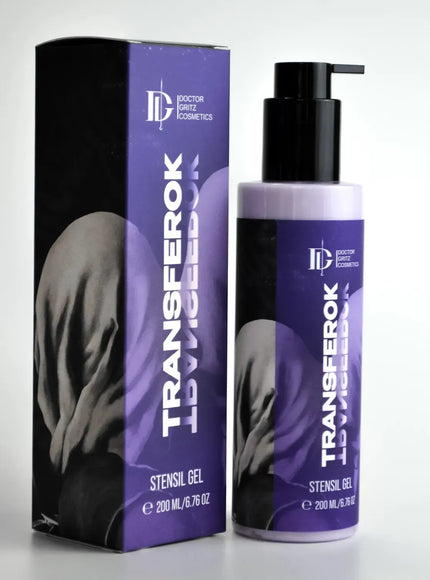 TransferOK Stencil Transfer Gel für präzise Tattoo Vorlage im Studio