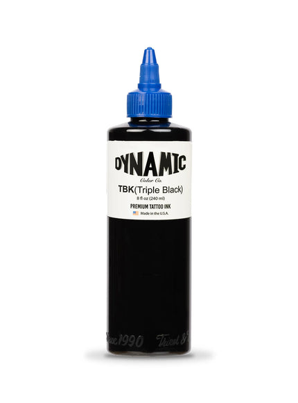 Dynamic Tattoo Ink Triple Black - 8 oz Flasche