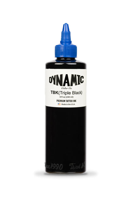 Dynamic Tattoo Ink Triple Black - 8 oz Flasche