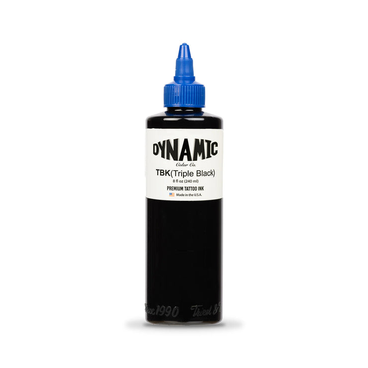 Dynamic Tattoo Ink Triple Black - 8 oz Flasche