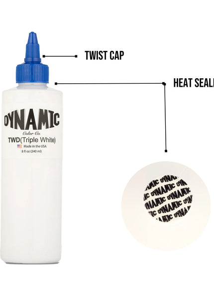 Dynamic Triple White 8 oz. Flasche