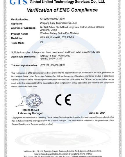 Professionelle Rotary Tattoo Maschine EZ Traxex